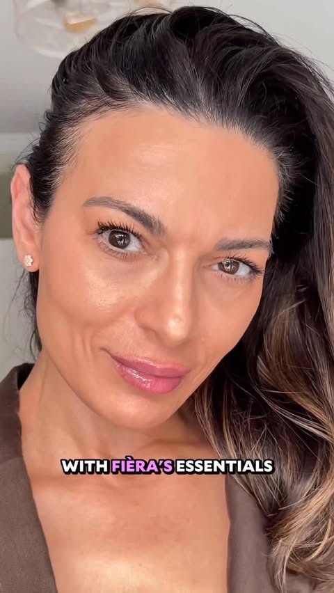 Instagram post by @beautybytooula for Fièra Cosmetics. Caption reads: GRWM with my 3 must-have beauty essentials from....