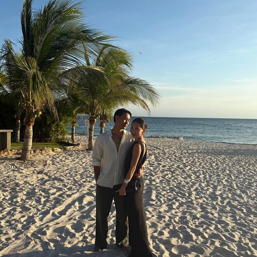 Instagram post by @itsyuyann for Sandals Resorts. Caption reads: Few days in paradise @sandalsresorts 🐚 From....