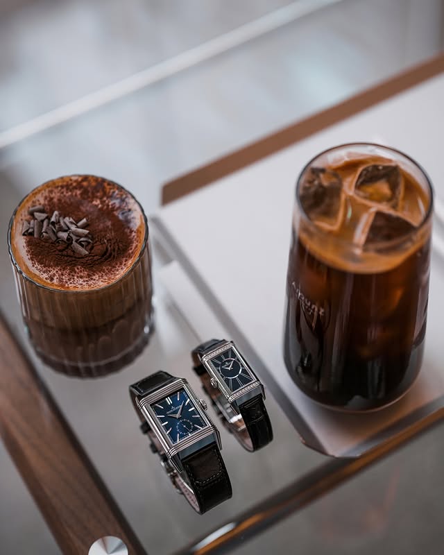 Instagram post by @dowoo1950 for Jaeger-LeCoultre. Caption reads: #LastWeekend 2024 @jaegerlecoultre #CoupleWatches....