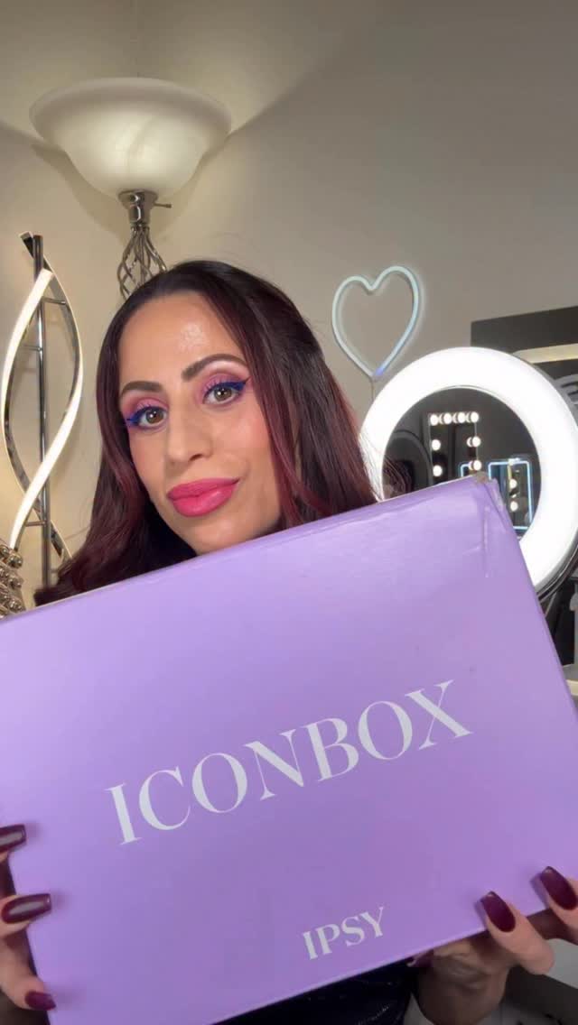Instagram post by @makeupbysharonjoy for MAELYSCOSMETICS. Caption reads: IPSY ICON BOX Came with the FIRE ! Have you....