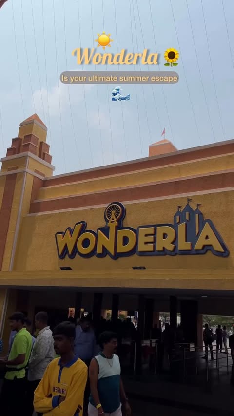 Instagram post by @sanu.shahdev for Wonderla Holidays. Caption reads: Summer called, and @wonderla_in answered.☀️ From....