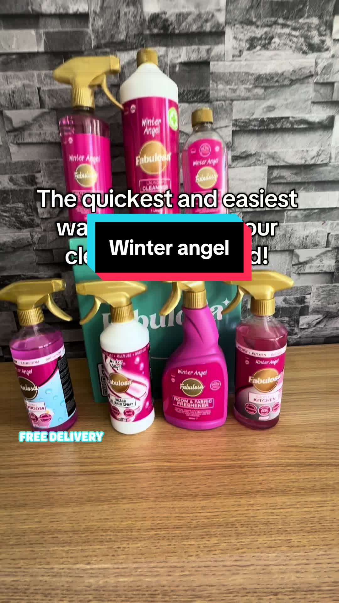 TikTok post by @teemcgill28 for Fabulosa. Caption reads: [...] cupboard the quick and easy way with....