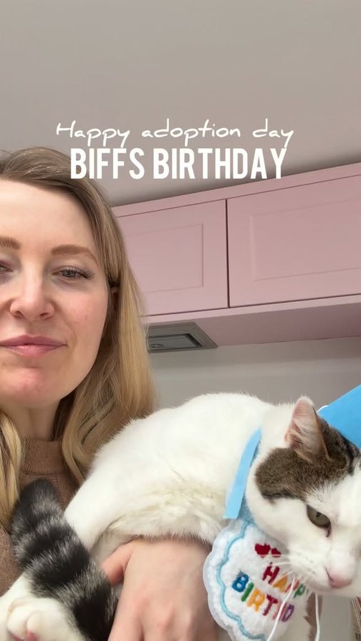 Instagram post by @majormumhacks for KatKin. Caption reads: Adoption birthdays are totally a thing in this....