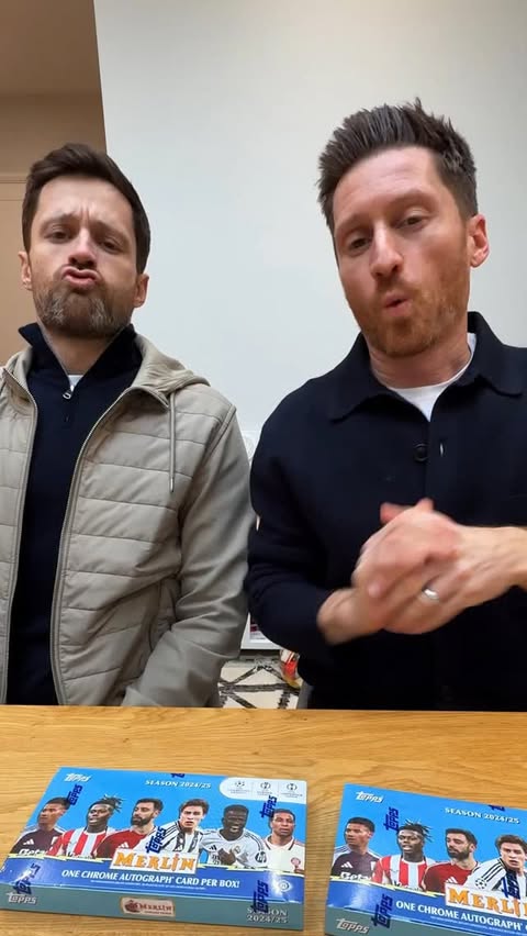 Instagram post by @spenfc for Topps. Caption reads: [...] Brother vs brother, best cards wins! Topps....