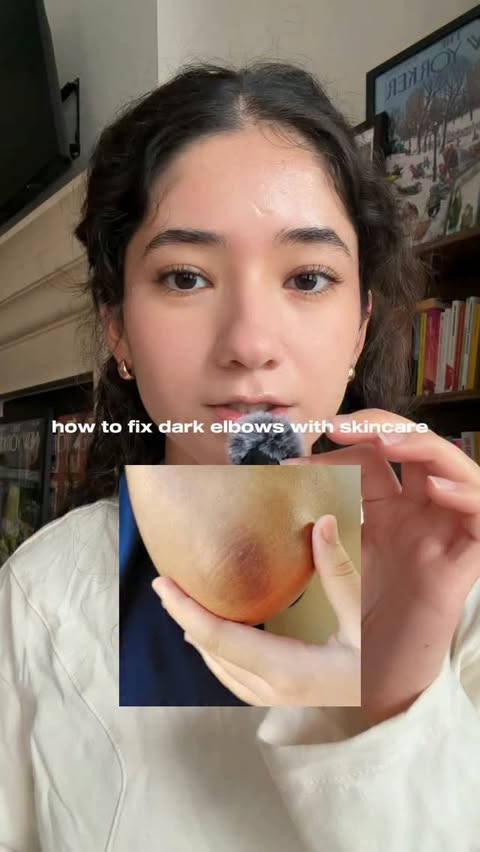 Instagram post by @dilmibaby for AXIS-Y. Caption reads: [...] elbows, dark knees, and dark armpits!....