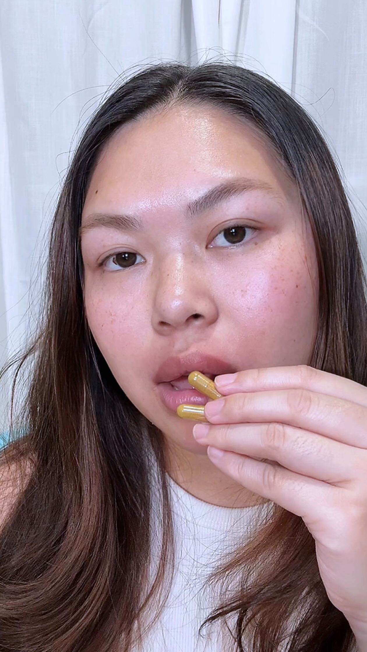 Instagram post by @nisa.rev for Elm Biosciences. Caption reads: NEW Elm Biosciences Dual Pathway Skin System....