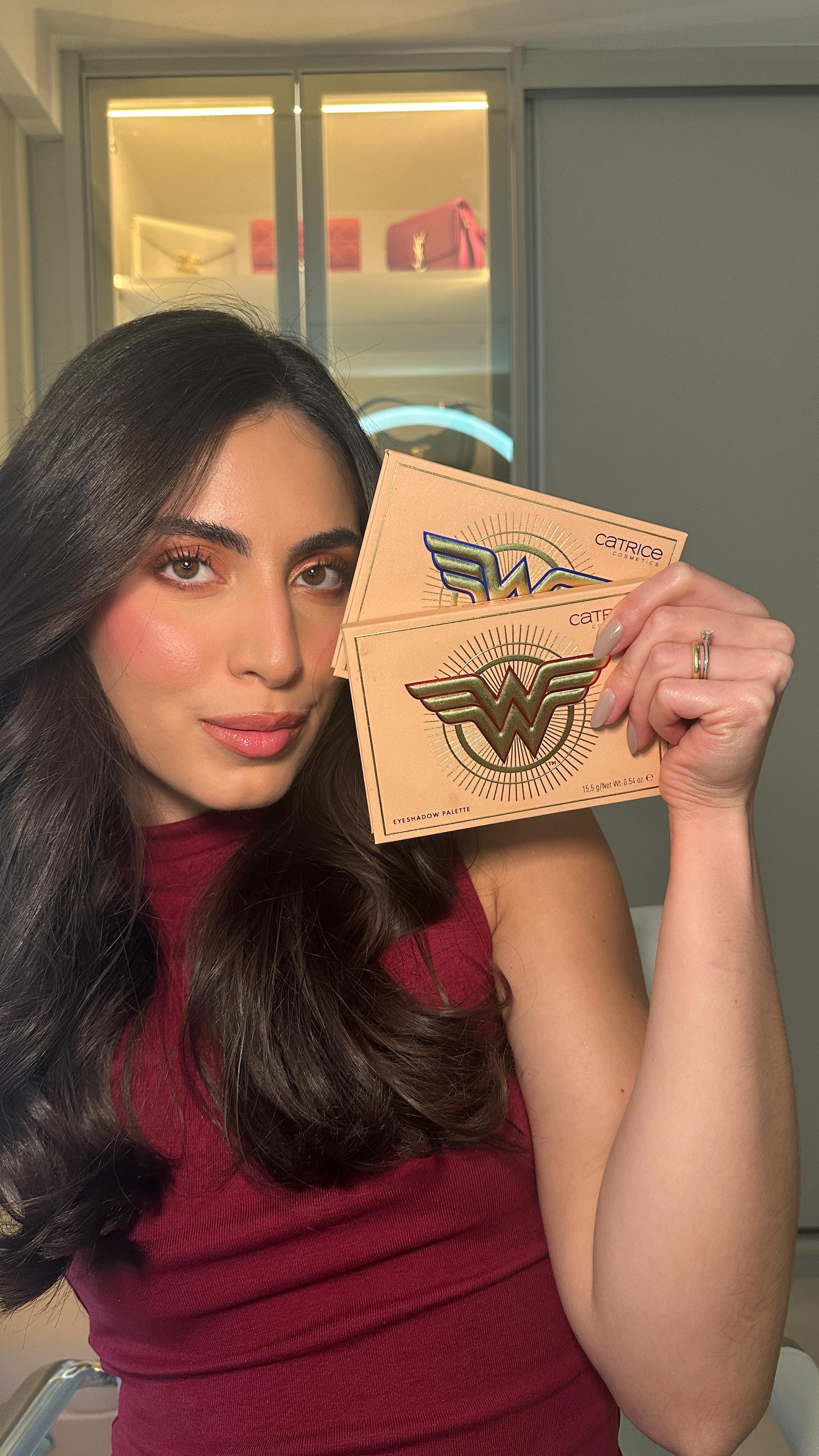 Instagram post by @natdeusdara for CATRICE Cosmetics. Caption reads: @catrice.cosmetics.brasil sempre tem as linhas....