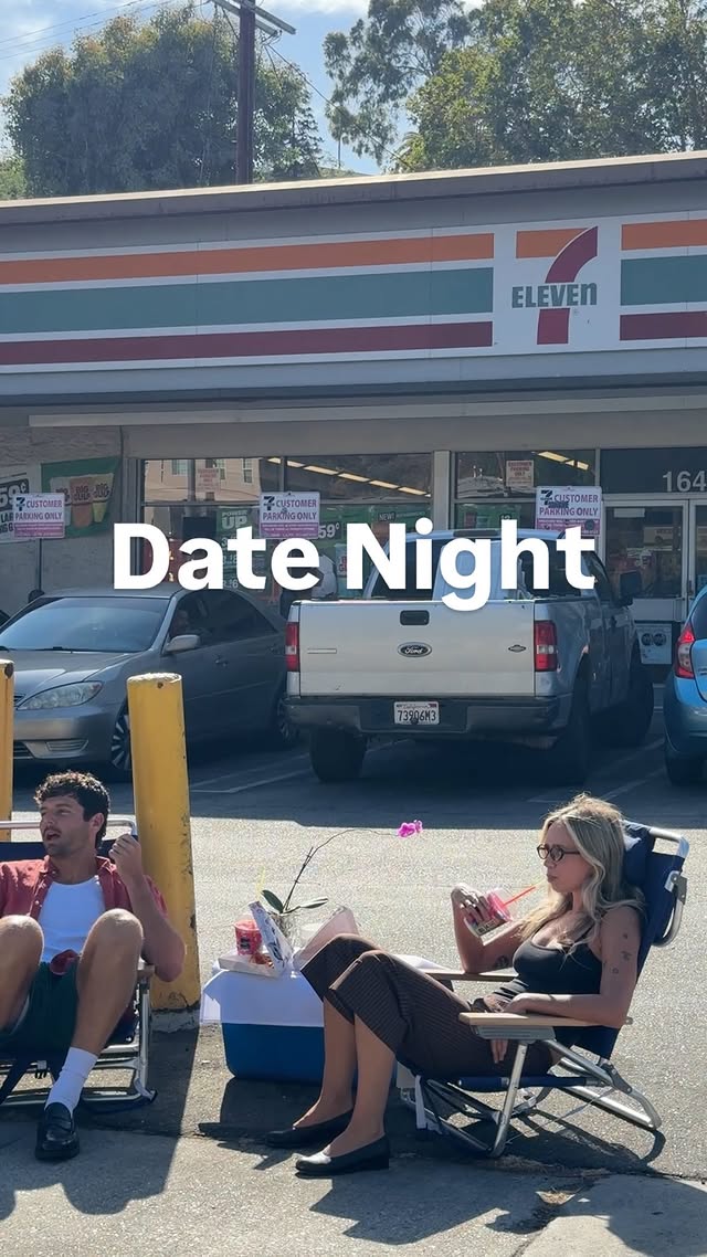 Instagram post by @goood.desmond for 7-ELEVEN. Caption reads: Best table in the city @7eleven @slurpee....