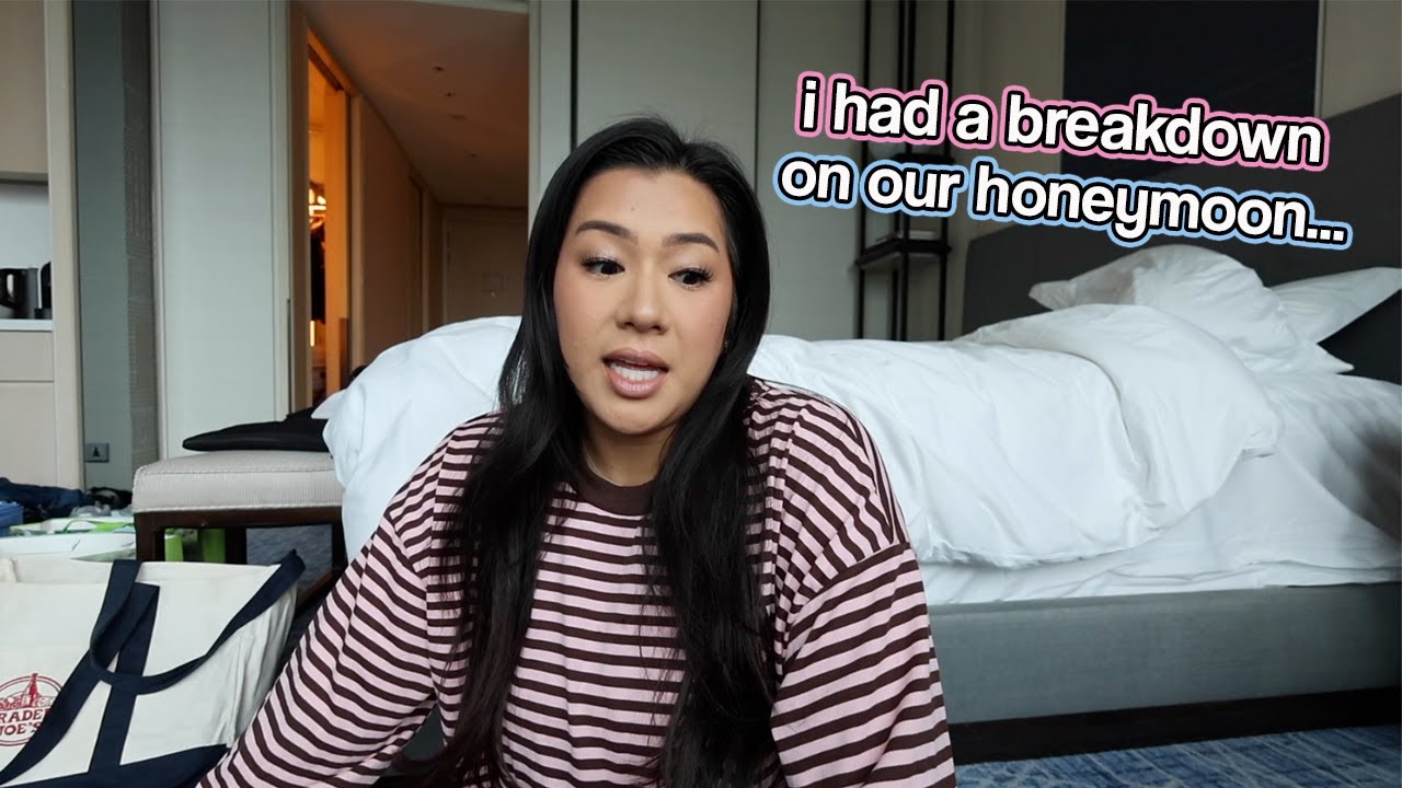 YouTube post by @RemLife for Simon & Schuster. Caption reads: i had a breakdown on our honeymoon....