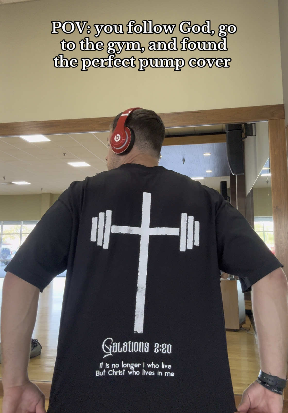 TikTok post by @jacobpowelson for HolStrength. Caption reads: [...] #faithandfitness #JacobPowelson #Holstrength....