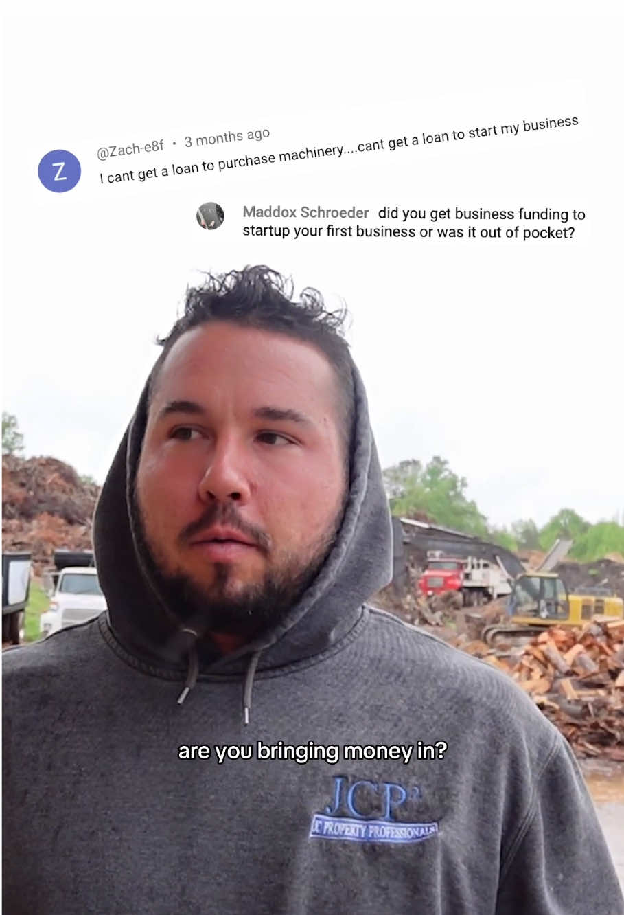 TikTok post by @officialjohnseaman for Jobber. Caption reads: Running a business is hard enough without having....
