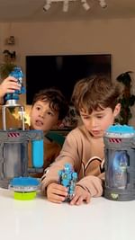 Instagram post by @daywithdad for MrBeast Lab. Caption reads: [...] The boys have been experimenting the....