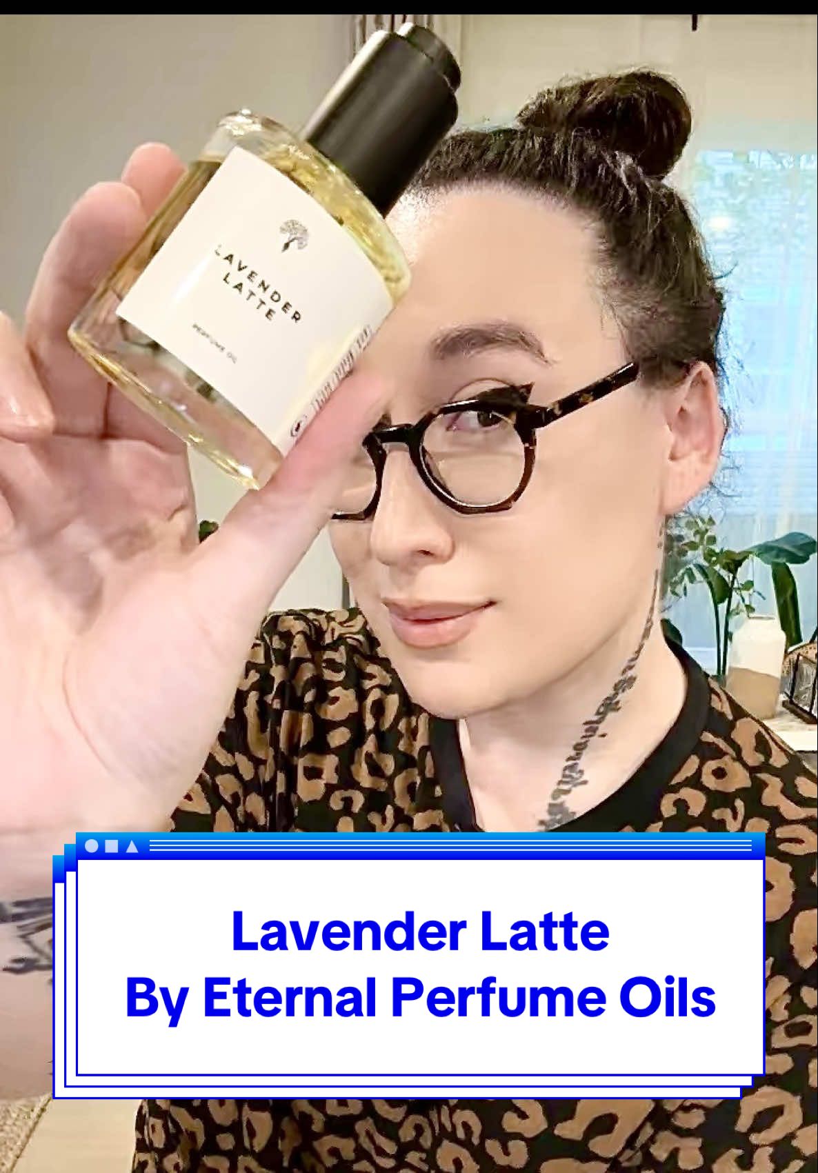 TikTok post by @bobby_doll for Eternal Perfume Oils. Caption reads: Lavender Latte by @Eternal Perfume Oils ☕️ . . .....
