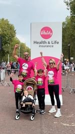 Instagram post by @daywithdad for Schuh. Caption reads: Let’s go 🏃🏻‍♂️ 
Ad Yesterday we took part in the....