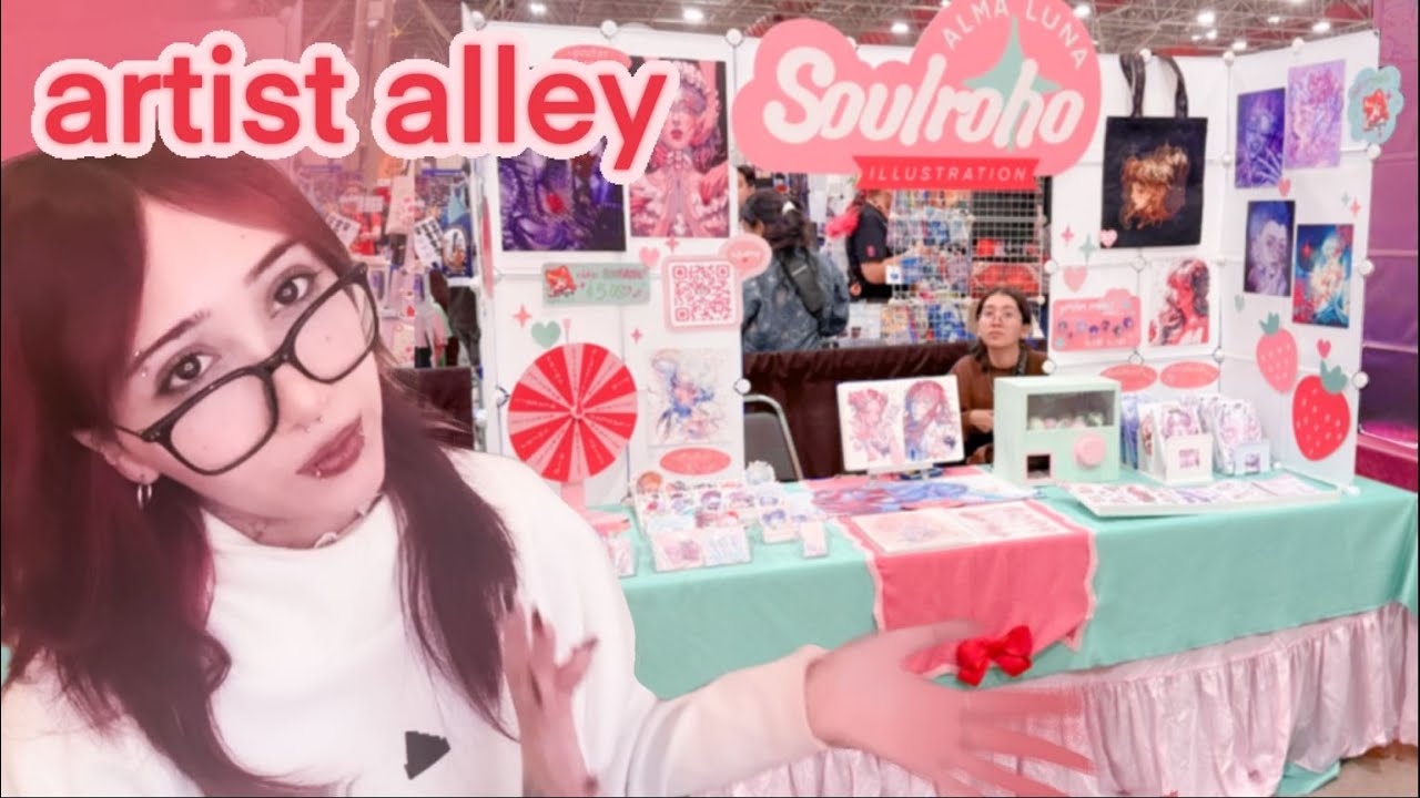 YouTube post by @soulroho for Vograce. Caption reads: ⋆˚࿔ How I sell at events / Complete guide artist....