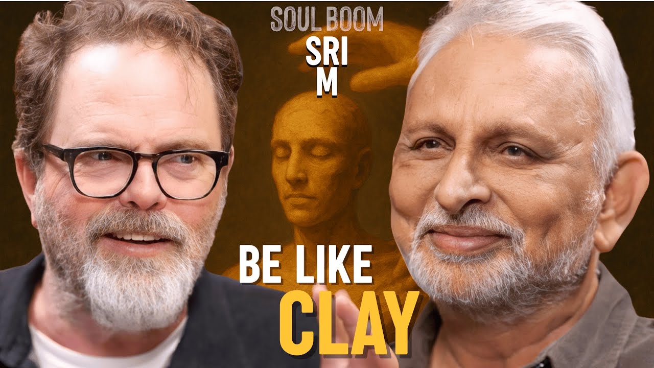 YouTube post by @SoulBoom for Green Chef. Caption reads: Finding God Within: Sri M Explores Consciousness |....