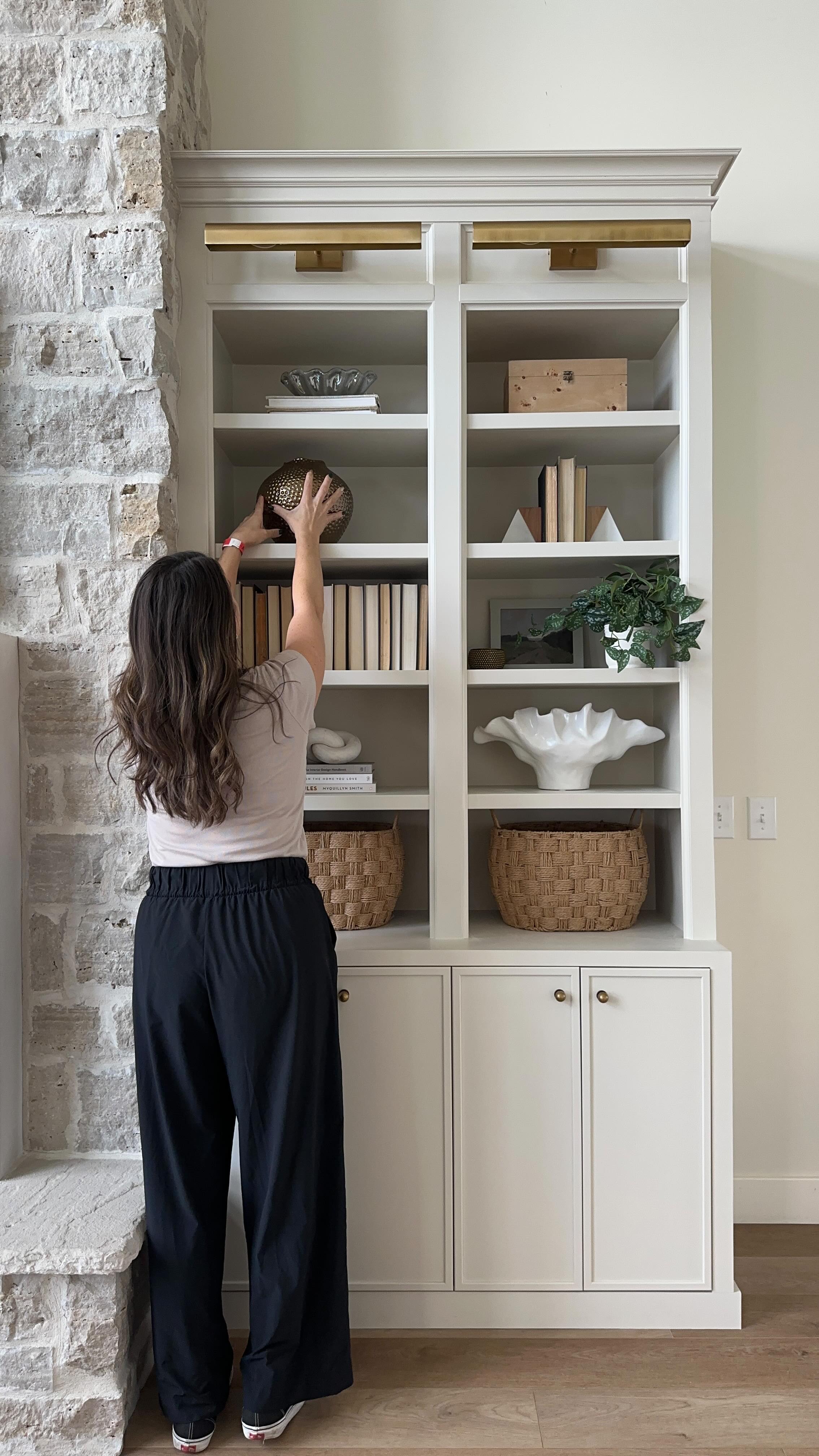 Instagram post by @homewithhay for Sherwin-Williams. Caption reads: A good one to save 🖌️🤍 if you want a neutral....