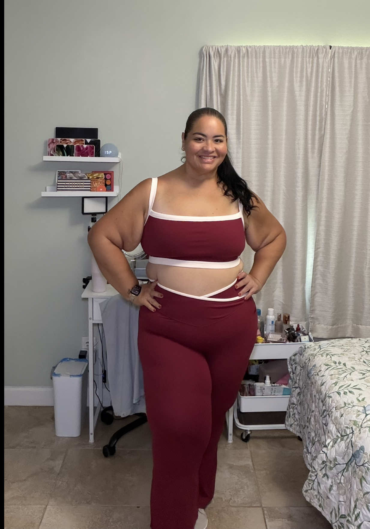 TikTok post by @estefisaavy for POPFLEX. Caption reads: @POPFLEX Active y’all need to stop with all this....