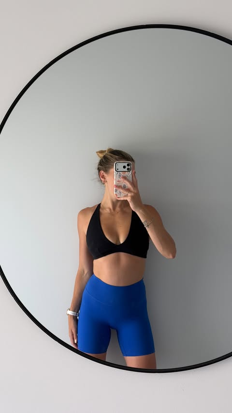 Instagram post by @hayleyjconnor for Muscle Nation. Caption reads: New @musclenation liberty colours are here!! Maple....