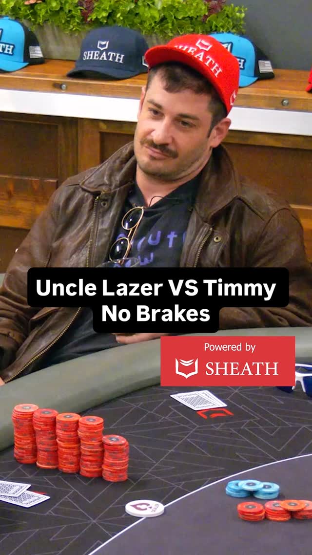 Instagram post by @verynadavshow for Sheath Underwear. Caption reads: [...] part 2 of @thefoldpoker powered by....