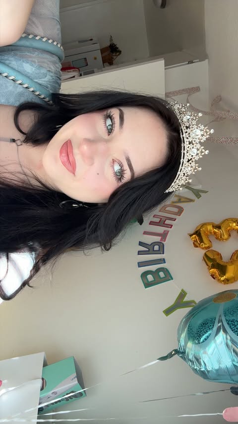 Instagram post by @delaneyreneewilson for Natalie's Orchid Island Juice. Caption reads: A small peek at the birthday chaos. Full video is....