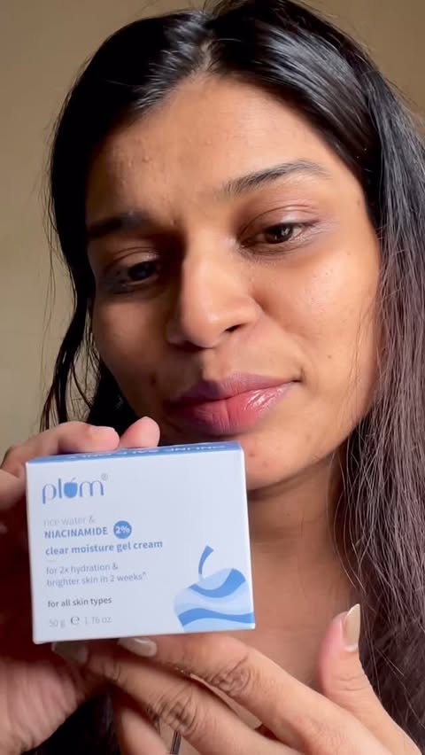 Instagram post by @vulpixbeauty for Plum Goodness. Caption reads: This @plumgoodness 2% Niacinamide and Rice Water....