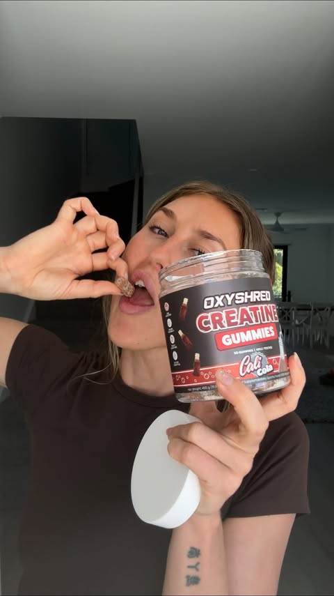 Instagram post by @nicolegoulding_ for EHPlabs. Caption reads: Creatine does way more than help you lift heavier…....