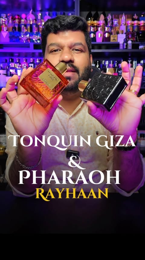 Instagram post by @dr.fragrance_official for Rayhaan Perfumes. Caption reads: Rayhaan just dropped two scents with completely....