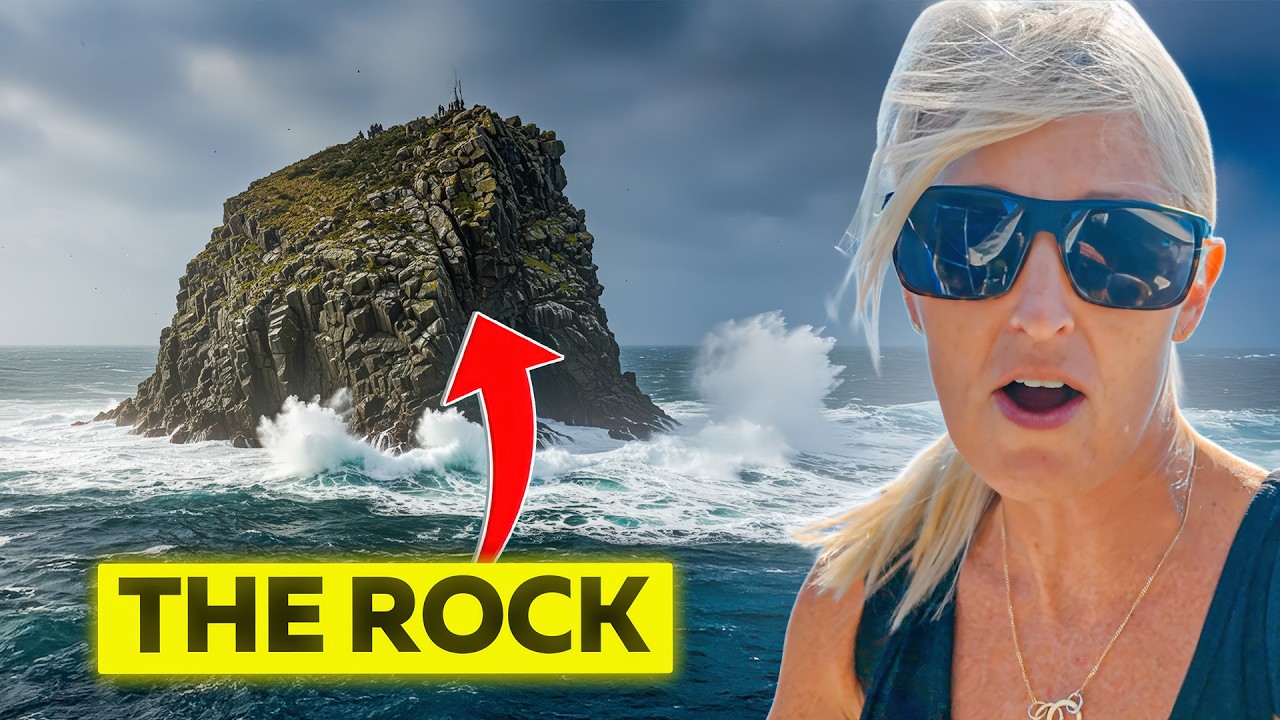 YouTube post by @SailingNahoa for LMNT. Caption reads: People Live on 'The Rock'.