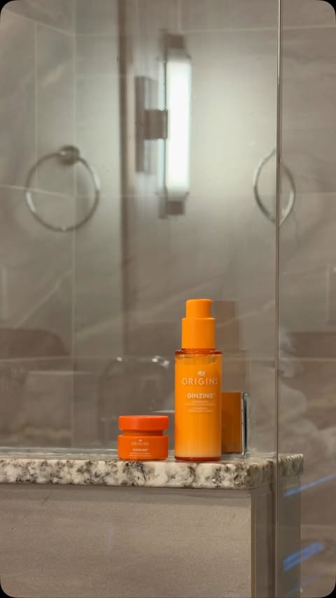 Instagram post by @iamcrystalnicolee for Origins. Caption reads: [...] self-care I live for!✨🧡 Find the new....