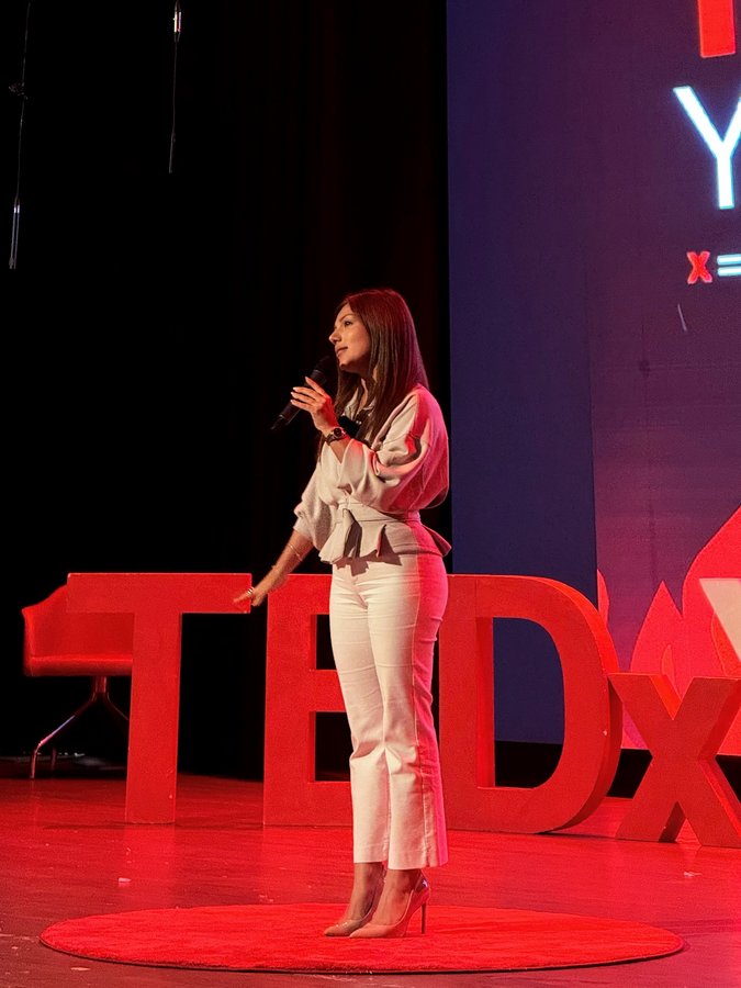 Instagram post by @gormezsehval for TED. Caption reads: @ted mission completed!♥️🎤.