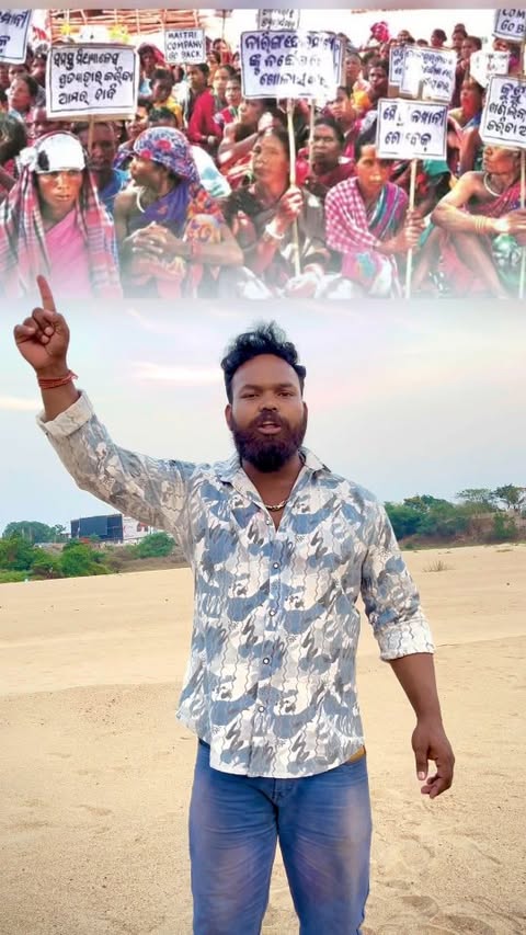 Instagram post by @actor_krisna for Bharatiya Janata Party. Caption reads: Plz Save the Sijimali 😭.... କହ୍ନେଇ ବେଶ ଧାରଣ କରିଛି....