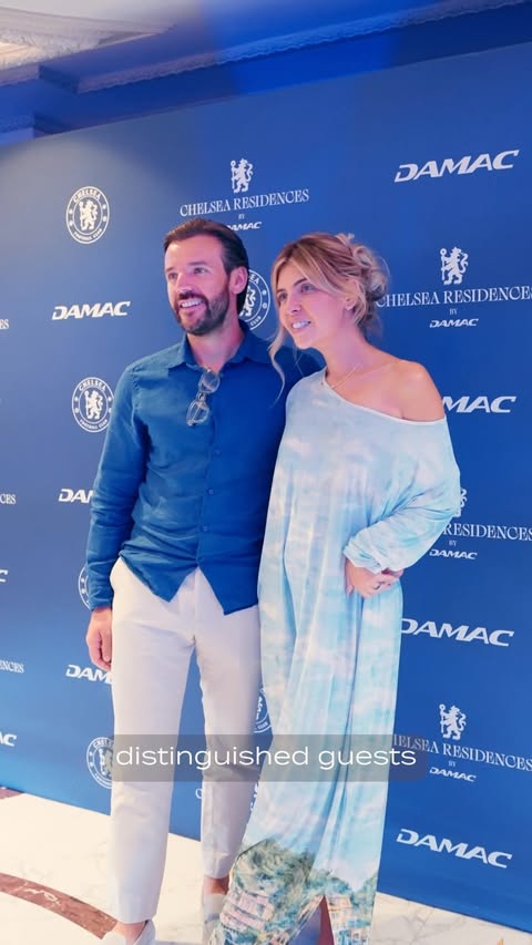 Instagram post by @nathanmassey_ for DAMAC Properties. Caption reads: An unforgettable evening back with the DAMAC....