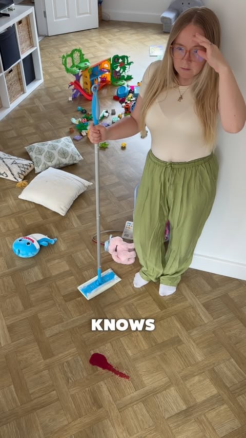 Instagram post by @themwitis for Joy of Clean. Caption reads: [...] away your dirty mops and buckets x....