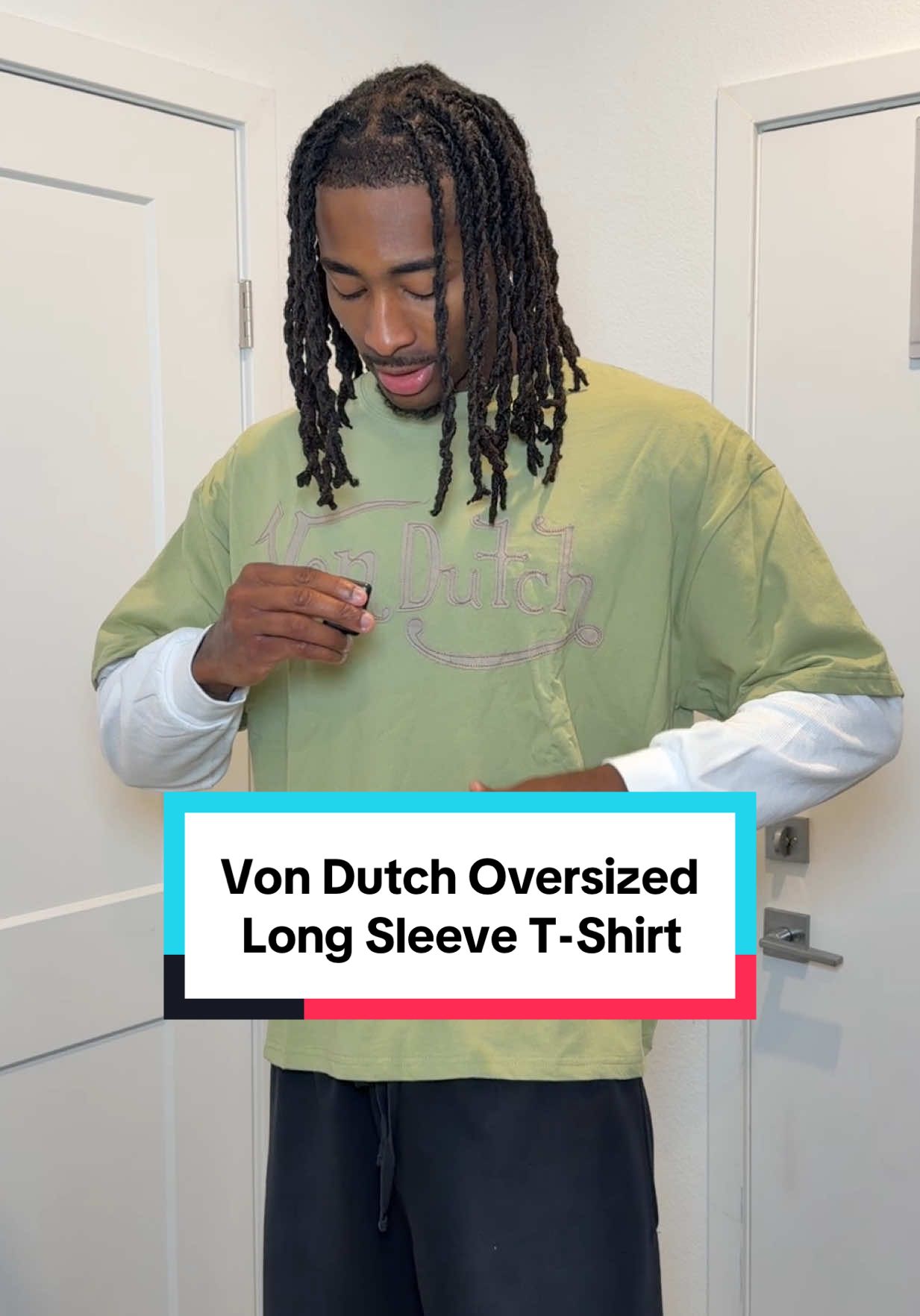 TikTok post by @jt23hoopin for pacsun. Caption reads: [...] T-Shirt is cozy and fashionable 🔥 @pacsun....