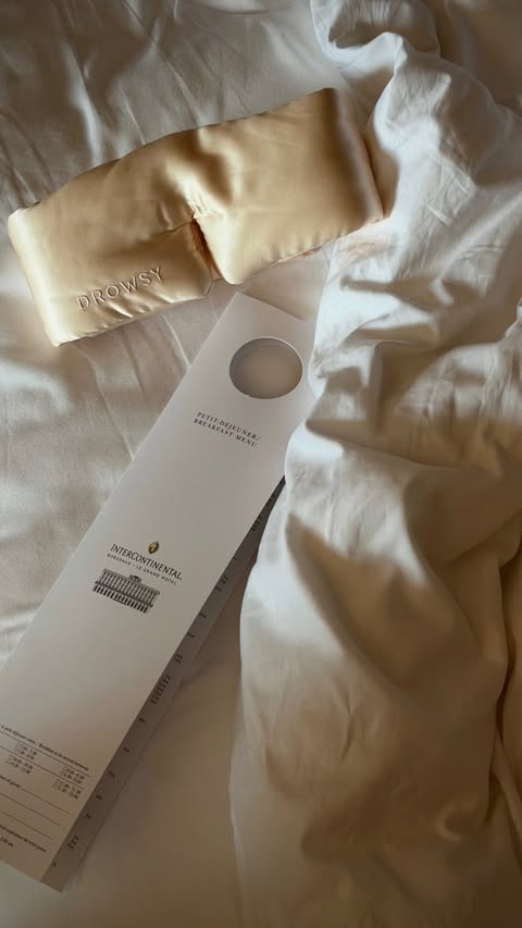 Instagram post by @magic.tia for InterContinental. Caption reads: Waking up in Bordeaux 🪭....
