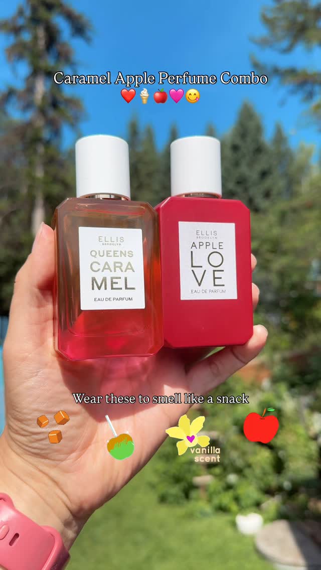 Instagram post by @scent_seeker for Ellis Brooklyn. Caption reads: [...] a caramel apple 🍎 When Ellis Brooklyn....