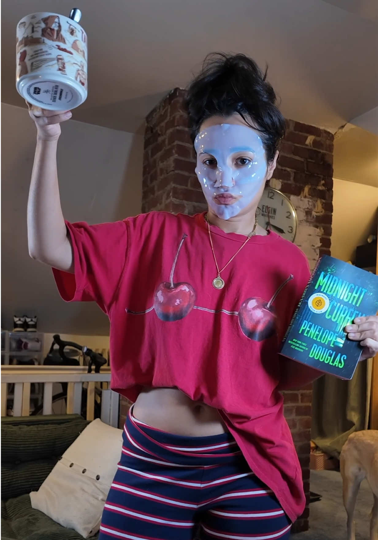 TikTok post by @bookish_bree4 for LOOPS. Caption reads: [...] human at the end of the read a thon....