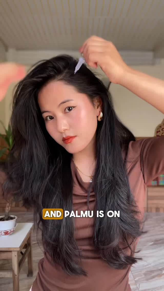 Instagram post by @palmuu_ for Brillare. Caption reads: When it comes to hair care, I’ve learned to read....