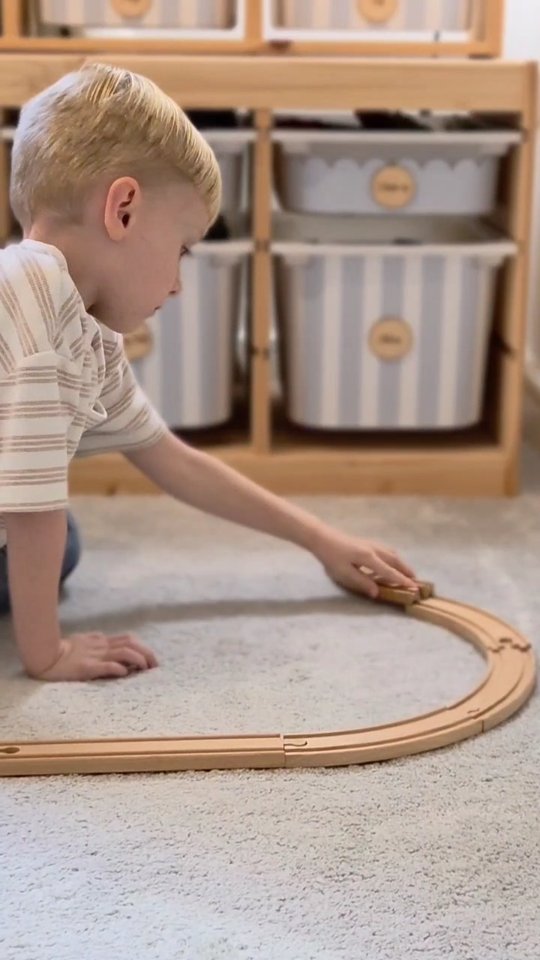 Instagram post by @sophierebeccahome for Nursery Stickers. Caption reads: Transformation Tuesday with @nurserystickers 🤍

I....