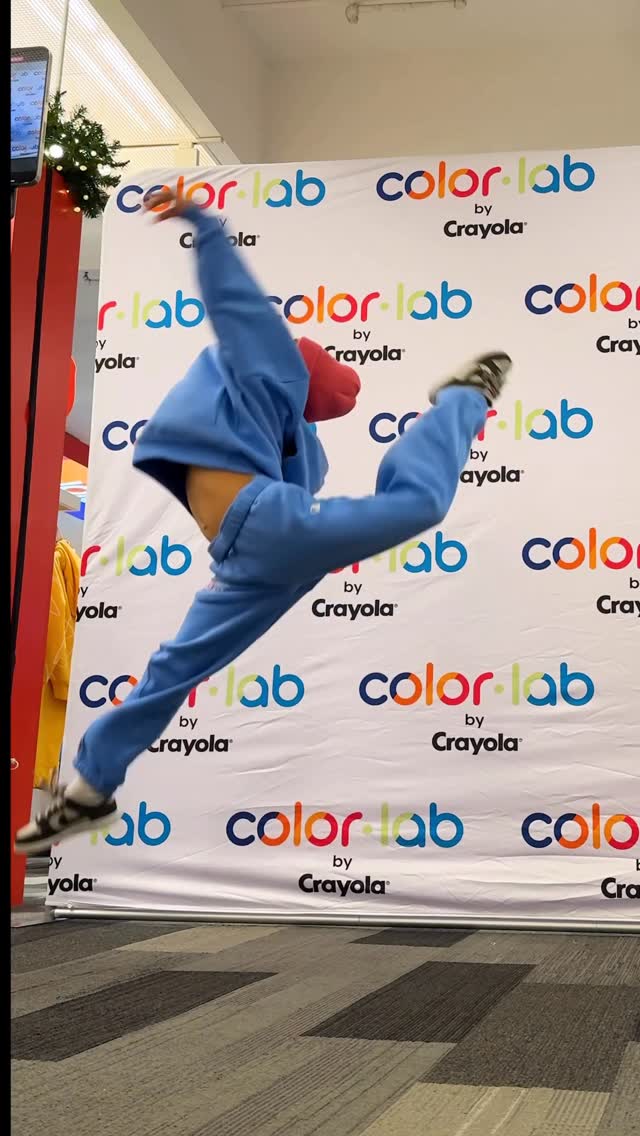 Instagram post by @bossbabybrody for Crayola. Caption reads: We’re obsessed with the @crayolacolorlab....