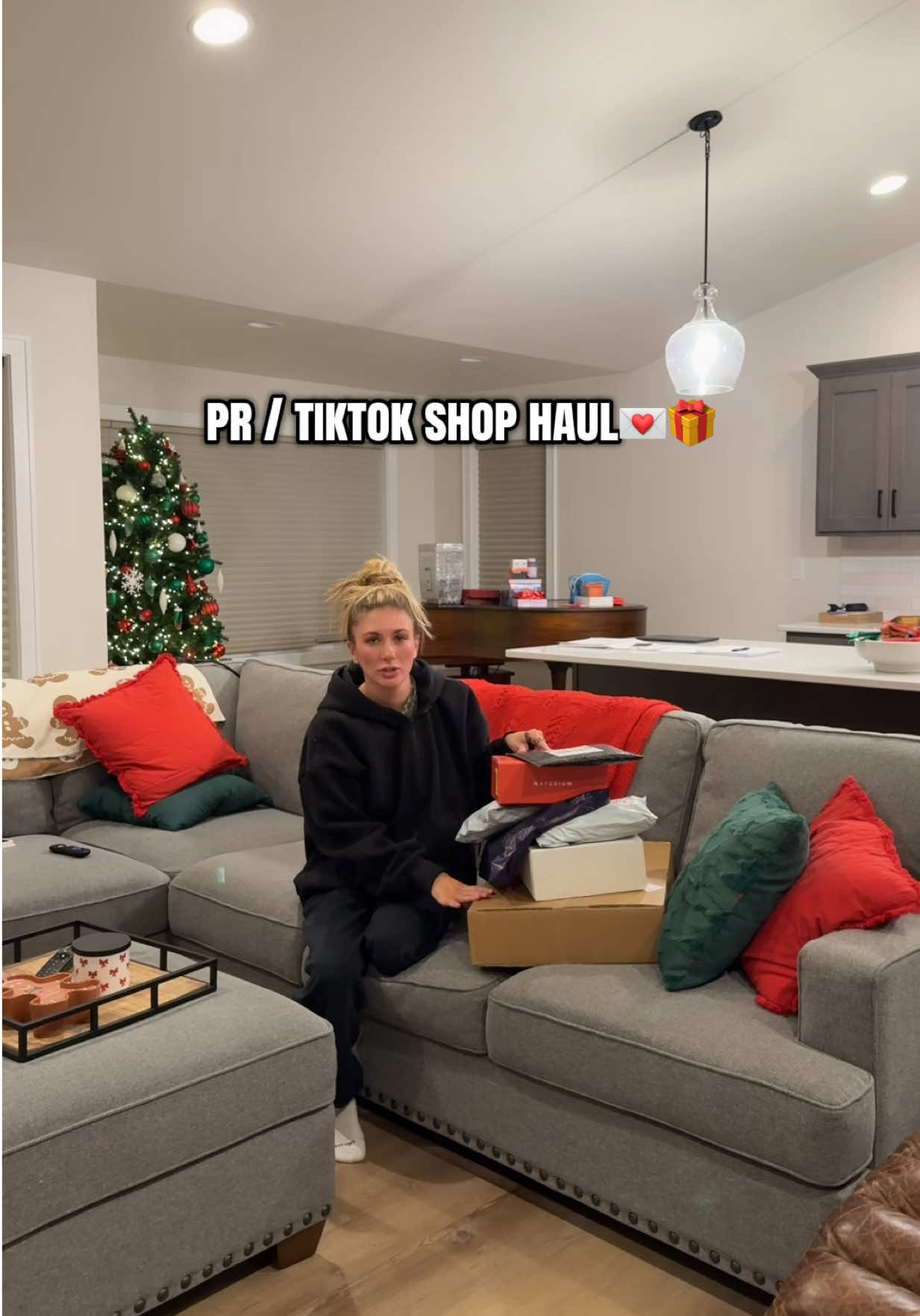 TikTok post by @kendall_casey for BaubleBar. Caption reads: [...] #Fanatics  @YSL Beauty @Naturium @BaubleBar .