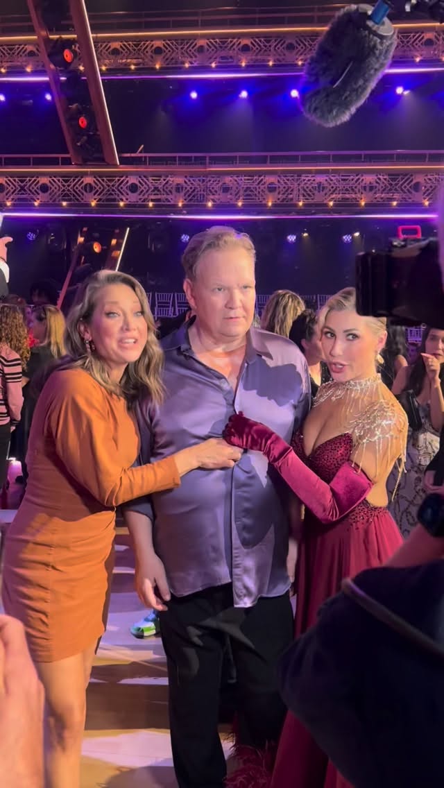 Instagram post by @ginger_zee for Good Morning America. Caption reads: 20th birthday of @dancingwiththestars - I bring....