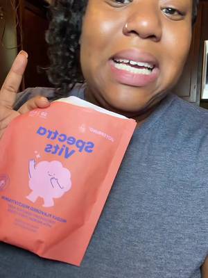 TikTok post by @_shuggacookie_ for JoySpring. Caption reads: @JoySpring #pickyeaters #vitamins.