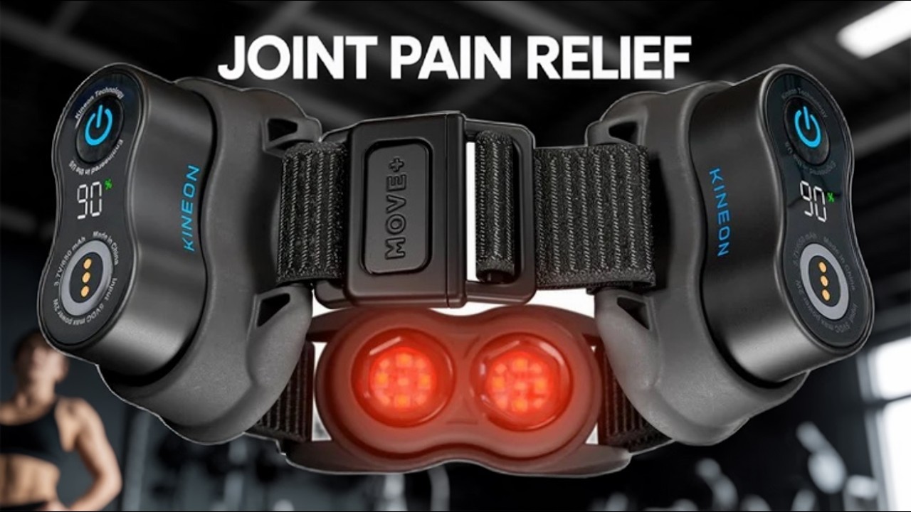 YouTube post by @RyanAdapts for Kineon. Caption reads: The MOVE+ Pro Took Away My Joint Pain… Here’s the....