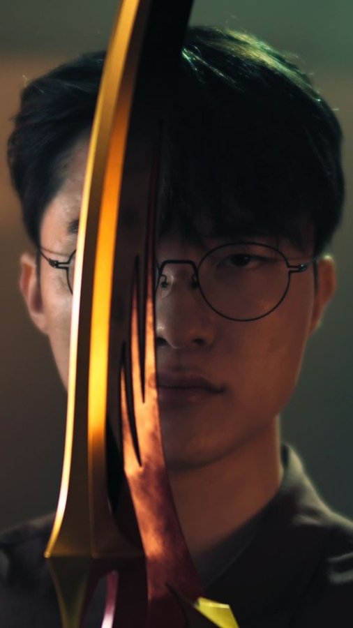 Instagram post by @t1lol for League of Legends. Caption reads: For five-time Worlds champion Faker, only the best....