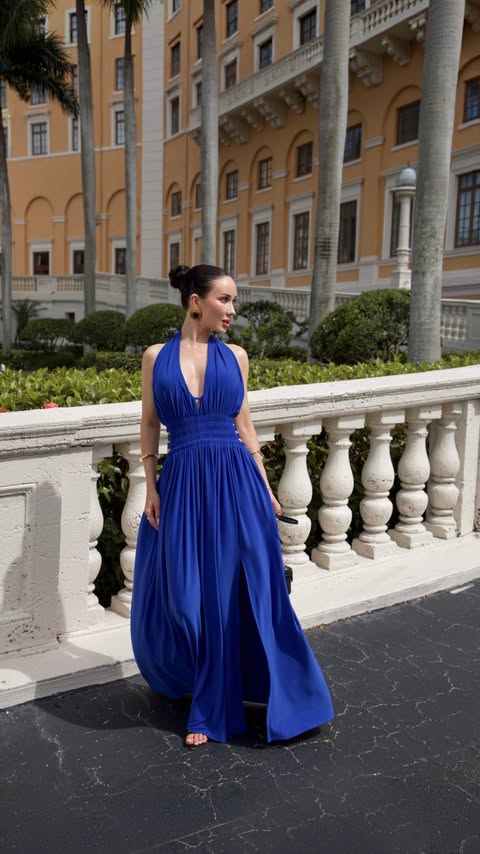 Instagram post by @ninaserebrova for Express. Caption reads: Stepping into summer with @express #ExpressPartner....