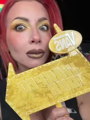 TikTok post by @xteenaashcraft for Jeffree Star Cosmetics. Caption reads: @Jeffree Star Cosmetics limited edition warped....