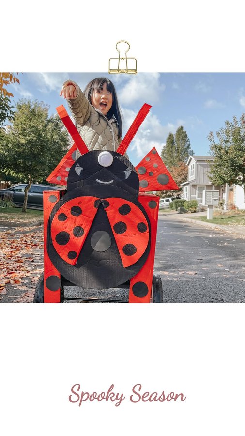 Instagram post by @lil.besties.ab for Radio Flyer. Caption reads: [...] the new Odyssey Stroll ’N Wagon from....