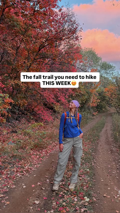Instagram post by @seekingsalmons for AllTrails. Caption reads: [...] to know where to go WHEN⏰ We used @alltrails....